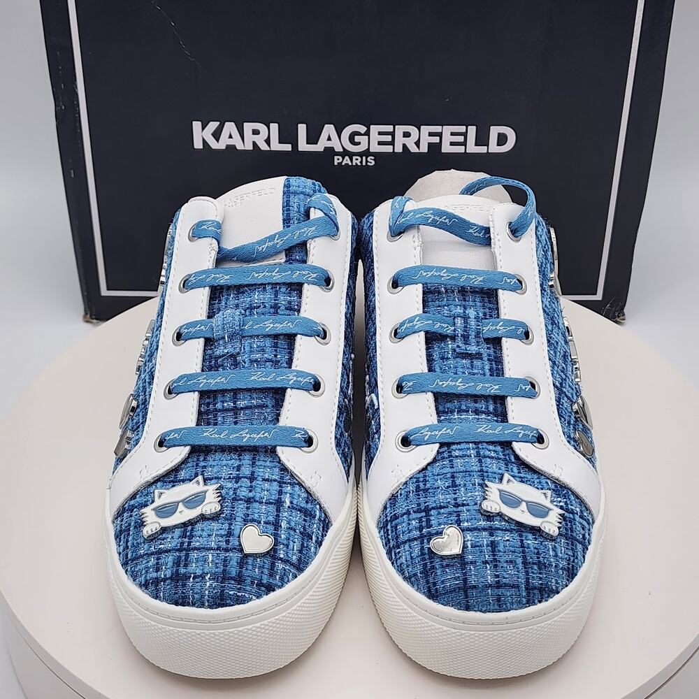 NEW - Karl Lagerfeld Paris Cambria Mule Women's Slip-On Sneakers- Size 8.5 - Picture 6 of 10